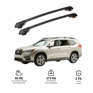 Subaru Ascent 2019 Ve Sonrası Trx1 Thunder Carrier Kilitli Ara Atkı Siyah