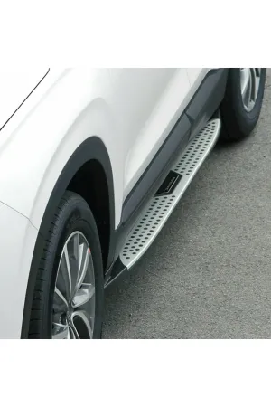 Hyundai Santa Uyumlu Fe 2019- Yan Basamak Koruma Side Step Bmw Style thumb 2