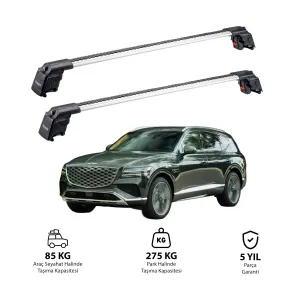 Genesis Gv80 Jx1/Jx1 Fl 2020 Ve Sonrası Trx2 Thunder Carrier Ara Atkı Gri