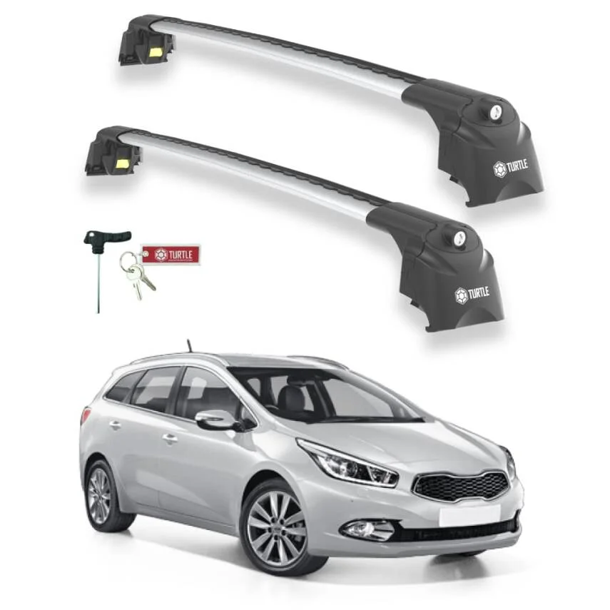Turtle Kia Ceed Sportswagon (Jd) 2013-2018 Ara Atkı Air2 Gri