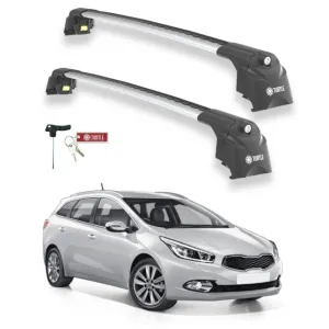 Turtle Kia Ceed Sportswagon (Jd) 2013-2018 Ara Atkı Air2 Gri