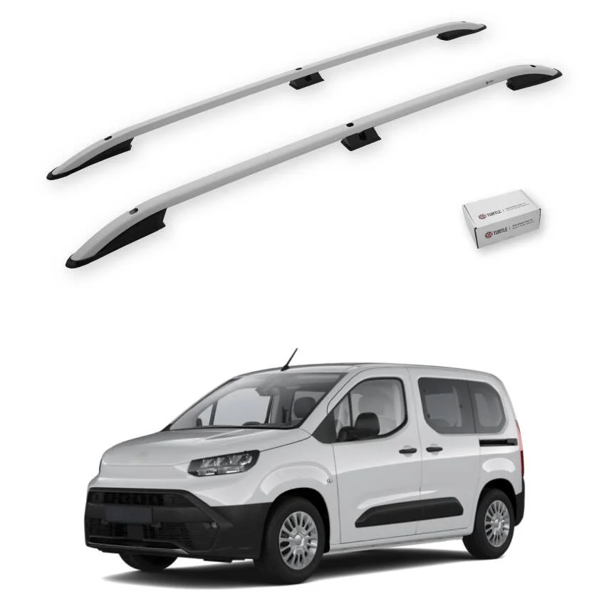 Turtle Toyota Proace City 2019-2025 / Kısa Şasi Tavan Çıtası Crown Gri
