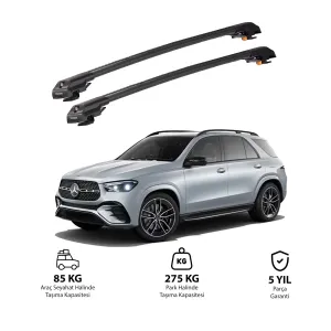 Mercedes Gle 2016-2024 Trx1 Thunder Carrier Kilitli Ara Atkı Siyah