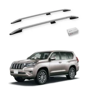 Toyota Land Cruiser Prado (J150) 2010-2023 Tavan Çıtası Crown Gri