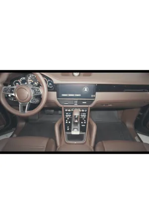 Porsche Cayenne 2018+ Lux Seri Sahler 4.5D Araca Özel Havuzlu Oto Paspas - Cayenne - Görsel 3