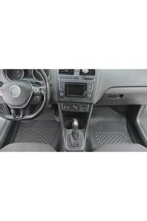 Drs Tuning Polo 2010-2017 Uyumlu 4.5D Premium Havuzlu Oto Paspas ve Liner ÜST Bagaj Havuzu - Görsel 2