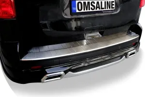 Omsa Peugeot Expert Traveller Krom Arka Tampon Eşiği Taşlı Uzun Şase 2017 Ve Sonrası