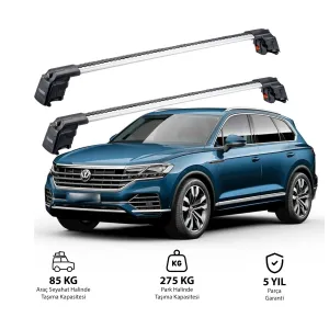 Volkswagen Touareg 2019 Ve Sonrası Trx2 Thunder Carrier Ara Atkı Gri
