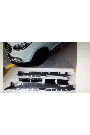 Hyundai Ix35 Uyumlu 2010-Sonrası Yan Basamak Square Style - Görsel 2