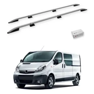 Opel Vivaro (X83) 2001-2014 / Uzun Şasi Tavan Çıtası Crown Gri