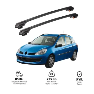 Renault Clio 2007-2012 Trx1 Thunder Carrier Kilitli Ara Atkı Siyah