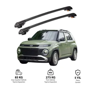Hyundai Casper Ax1 Active 2021 Ve Sonrası Trx1 Thunder Carrier Kilitli Ara Atkı Siyah