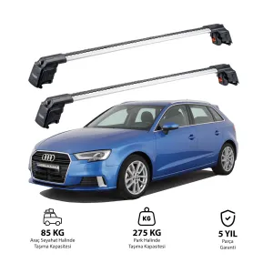 Audi A3 2004-2012 (8P) Sportback Trx2 Thunder Carrier Ara Atkı Gri