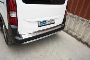 Omsa Opel Combo E Krom Arka Tampon Eşiği 2019 Ve Sonrası