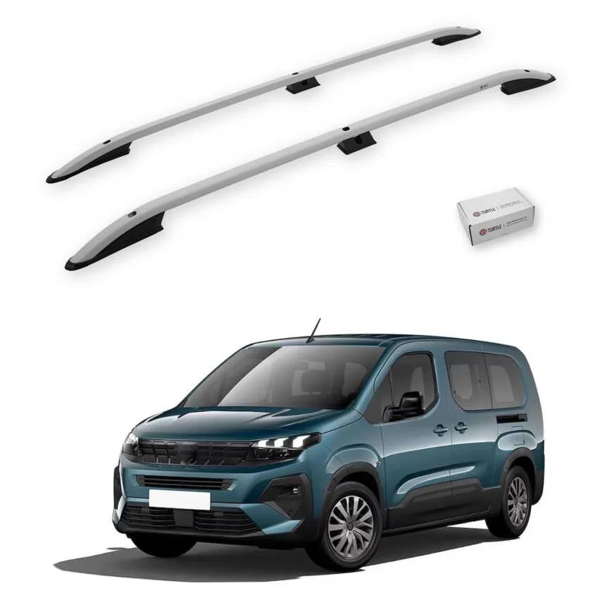 Turtle Drs Tuning Peugeot Rifter 2019-2025 / Kısa Şasi Tavan Çıtası Crown Gri