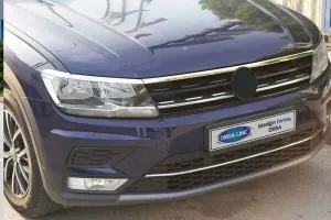 OMSA VW Tiguan Krom Far Üstü Çıta 3 Parça 2016-2020 Arası - Görsel 2