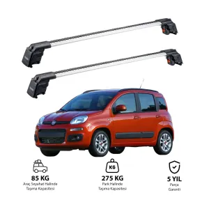 Fiat Panda 319 2012 Ve Sonrası Trx2 Thunder Carrier Ara Atkı Gri