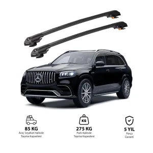 Mercedes-Benz Gls-Class 2020 Ve Sonrası Trx1 Thunder Carrier Kilitli Ara Atkı Siyah