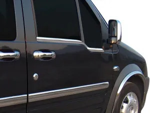 OMSA Ford Connect Krom Cam Alt Çıtası 2 Parça 2009-2014 Arası thumb 3