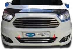 OMSA Ford Courier Krom Ön Panjur 4 Parça 2014-2017 Arası thumb 4