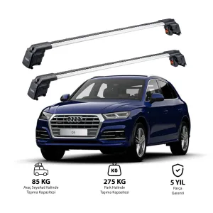 Audi Q5 2018-Günümüz (Fy) Trx2 Thunder Carrier Ara Atkı Gri
