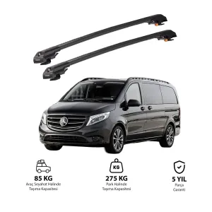 Mercedes-Benz Vito 2015 Ve Sonrası Trx1 Thunder Carrier Kilitli Ara Atkı Siyah