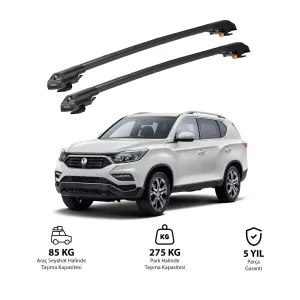 Ssangyong Rexton W 2013-2017 Trx1 Thunder Carrier Kilitli Ara Atkı Siyah