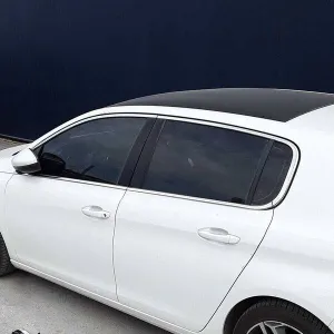 Omsa Peugeot 308 Krom Hb Cam Çerçevesi 10 Parça 2014-2021 Arası