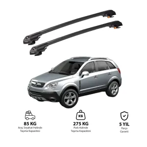 Opel Zafi̇ra 1999-2005 Trx1 Thunder Carrier Kilitli Ara Atkı Siyah