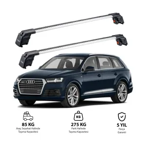 Audi Q7 2006-2015 (4L) Trx2 Thunder Carrier Ara Atkı Gri