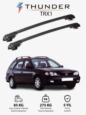 Toyota Corolla 2000-2006 Trx1 Thunder Carrier Kilitli Ara Atkı Siyah
