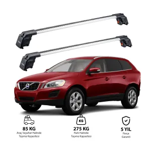 VOLVO XC60 2008-2015 TRX2 Thunder Carrier Ara Atkı Gri