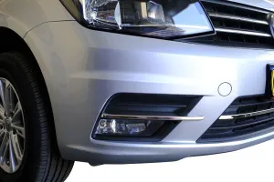 OMSA VW Caddy Minivan Krom Ön Tampon Çıtası 3 Parça 2015-2019 Arası thumb 3