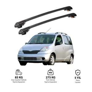 Toyota Yaris Verso 2000-2005 Trx1 Thunder Carrier Kilitli Ara Atkı Siyah