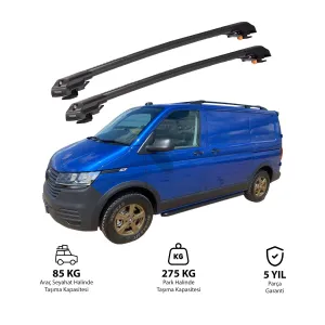 Volkswagen Transporter 2003 - 2025 Trx1 Thunder Carrier Kilitli Ara Atkı Siyah