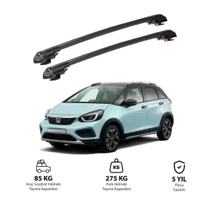 Honda Jazz Gr Crosstar 2025 - Sonrası Trx1 Thunder Carrier Kilitli Ara Atkı Siyah