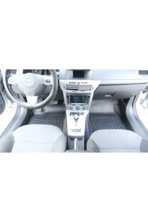 Sahler Opel Astra H 2004-2010 Uyumlu SAHLER Araca Özel 4.5D Havuzlu Oto Paspas - Astra H Hatchback - Görsel 3