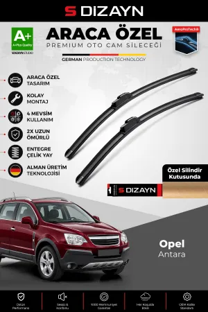 S-Dizayn Opel Antara Ön Cam Silecek Seti 2006-2015 Premium Araca Özel 60-40 Cm A+ Kalite Aocs-1784
