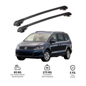 Volkswagen Sharan 2010 Ve Sonrası Trx1 Thunder Carrier Kilitli Ara Atkı Siyah