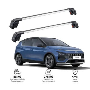 Hyundai Bayon Bc3 Cuv 2021 Ve Sonrası Trx2 Thunder Carrier Ara Atkı Gri