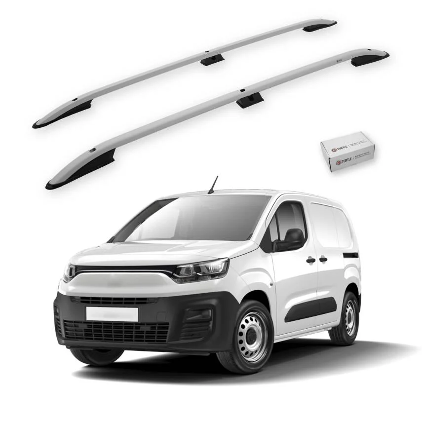 Turtle Fiat Doblo(K9) 2023-2025 / Kısa Şasi Tavan Çıtası Crown Gri