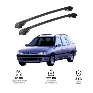 Peugeot 306 Sw 1997-2001 Trx1 Thunder Carrier Kilitli Ara Atkı Siyah