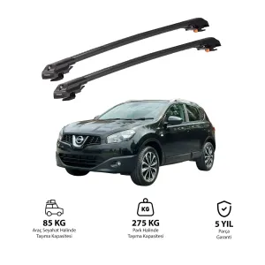 Nissan Qashqai 2007-2013 Trx1 Thunder Carrier Kilitli Ara Atkı Siyah