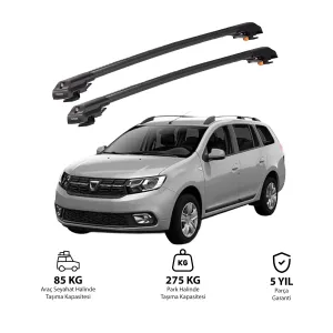 Dacia Logan Mcv K90 2007-2012 Trx1 Thunder Carrier Kilitli Ara Atkı Siyah