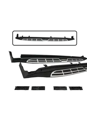 Kia Sorento 2010-2013 Model Arası Yan Basamak Side Step Oem Square Style - Görsel 4
