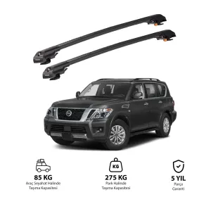 Nissan Armada 2017 Ve Sonrası Trx1 Thunder Carrier Kilitli Ara Atkı Siyah