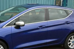OMSA Ford Fiesta 7 Krom Cam Çerçevesi 16 Parça 2017 ve Sonrası thumb 2
