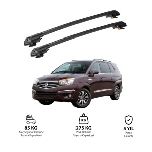 Ssangyong Rodius 2013 Ve Sonrası Trx1 Thunder Carrier Kilitli Ara Atkı Siyah