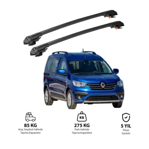 Renault Express 2021-Sonrası Trx1 Thunder Carrier Kilitli Ara Atkı Siyah