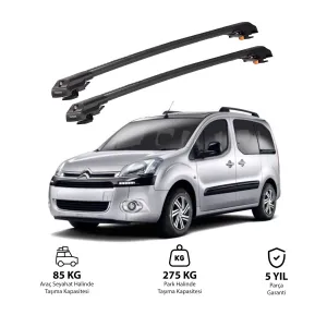 Citroen Berlingo 2008-2018 Trx1 Thunder Carrier Kilitli Ara Atkı Siyah